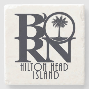 BORN Hilton Head Island Stone Coaster