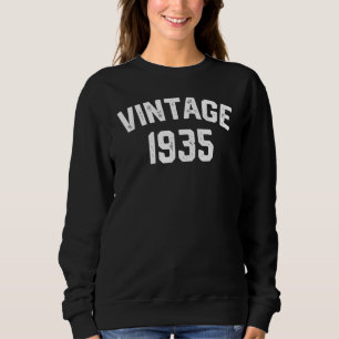 Born in 1935 88 Years Old Made in 1935 88th Birthd Sweatshirt