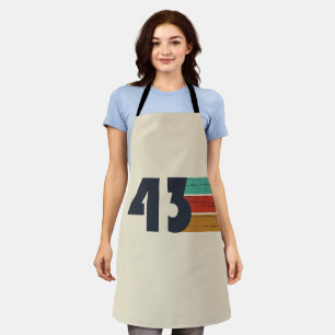 Born in 1943 vintage birthday gift apron