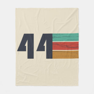 born in 1944 vintage 80th birthday fleece blanket