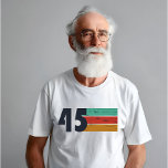 Born in 1945 vintage 80th birthday gifts T-Shirt<br><div class="desc">You can add some originality to your wardrobe collection with this vintage sunset classic birthday graphic design with awesome typography font lettering, which is a great gift idea for men, women, husbands, wives, grandma, and grandpa who will love this one-of-a-kind artwork. The best funny holiday present for your happy birthday...</div>