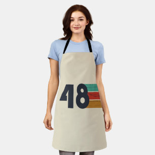 Born in 1948 vintage birthday gift apron