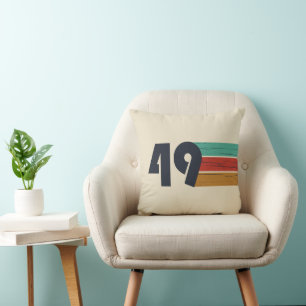 born in 1949 vintage birthday cushion