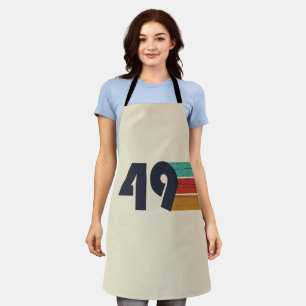 Born in 1949 vintage birthday gift apron