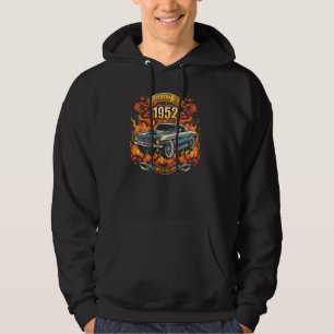 Born In 1952 American Muscle Car Lovers 73rd Birth Hoodie