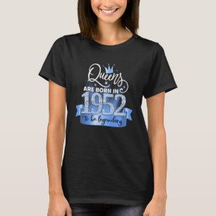 Born in 1952 I Festive Black Blue Party Outfit & A T-Shirt