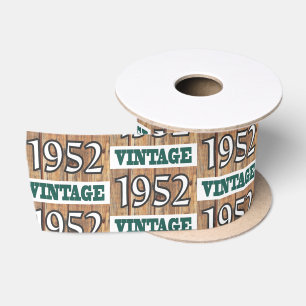 Born in 1952 satin ribbon