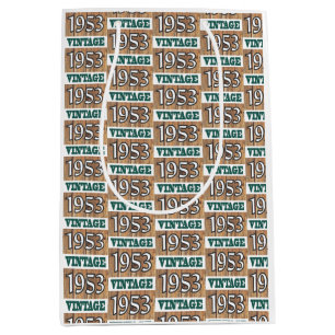 Born in 1953 medium gift bag