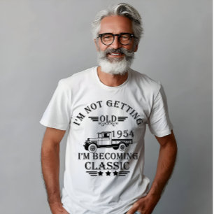 born in 1954 vintage 70th birthday mens gifts T-Shirt