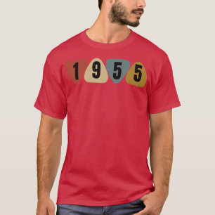 Born In 1955 Guitarist Guitar Pick Music Birthday  T-Shirt