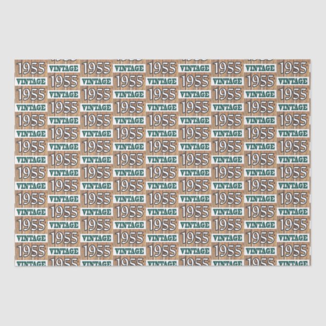 Born in 1955 tissue paper (Front)