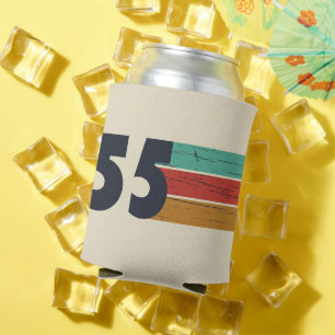 Born in 1955 vintage birthday party can cooler