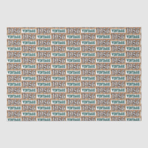 Born in 1956 tissue paper