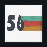 Born in 1956 vintage 70th birthday party magnet<br><div class="desc">Add some originality to your wardrobe with this vintage sunset birthday graphic design featuring an awesome typography font. It's a great gift idea for men,  women,  husbands,  wives,  grandmothers,  and grandfathers who will love this unique artwork. The perfect funny holiday present for a happy birthday party.</div>