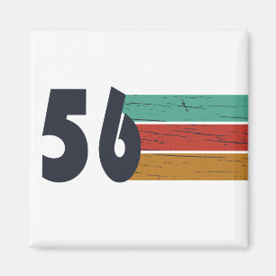 Born in 1956 vintage 70th birthday party magnet