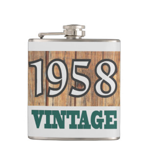 Born in 1958 flask