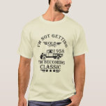 born in 1958 vintage birthday mens T-Shirt<br><div class="desc">You can add some originality with this limited edition, premium quality, and original, classy, retro, and vintage-looking birthday graphic design with a cool typography font. This is a great gift idea for men, women, husbands, wives, girlfriends, and boyfriends who will love this one-of-a-kind piece of art. The best unique and...</div>