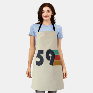 Born in 1959 vintage birthday gift apron