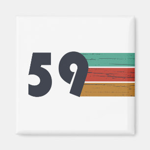 born in 1959 vintage birthday magnet