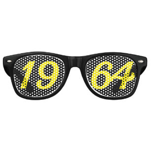 Born in 1964 62nd birthday fun shades sunglasses
