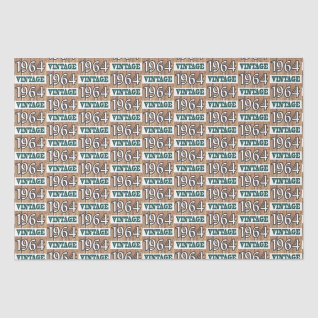 Born in 1964 tissue paper (Front)