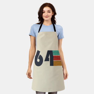 Born in 1964 vintage birthday gift apron