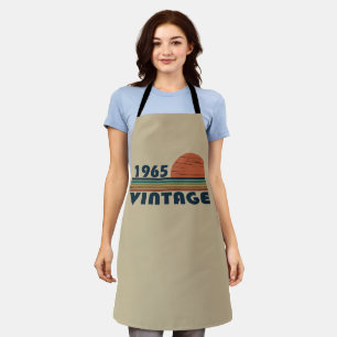 Born in 1965 elegant vintage birthday gift apron