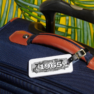 Born In 1965 Limited Edition  Luggage Tag