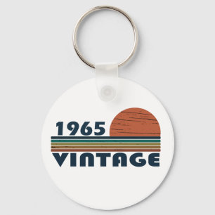 Born in 1965 Vintage Birthday Gift Key Ring