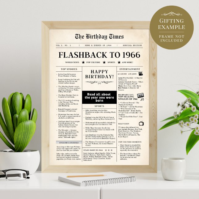 Born in 1966 Mock Newspaper (Creator Uploaded)