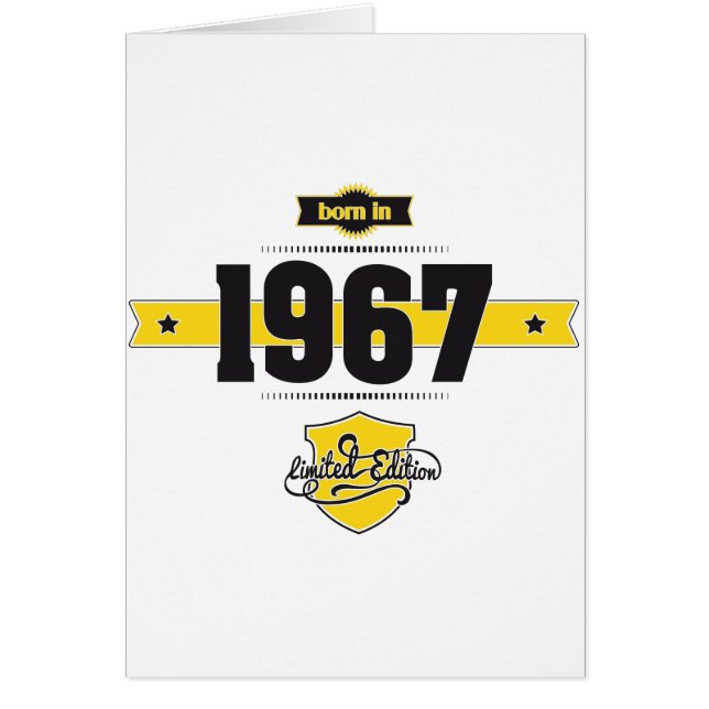 born in 1967 (choco&yellow) (Front)