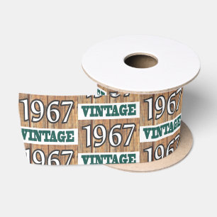 Born in 1967 satin ribbon