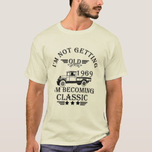 Born in 1969 elegant black vintage birthday gift T-Shirt