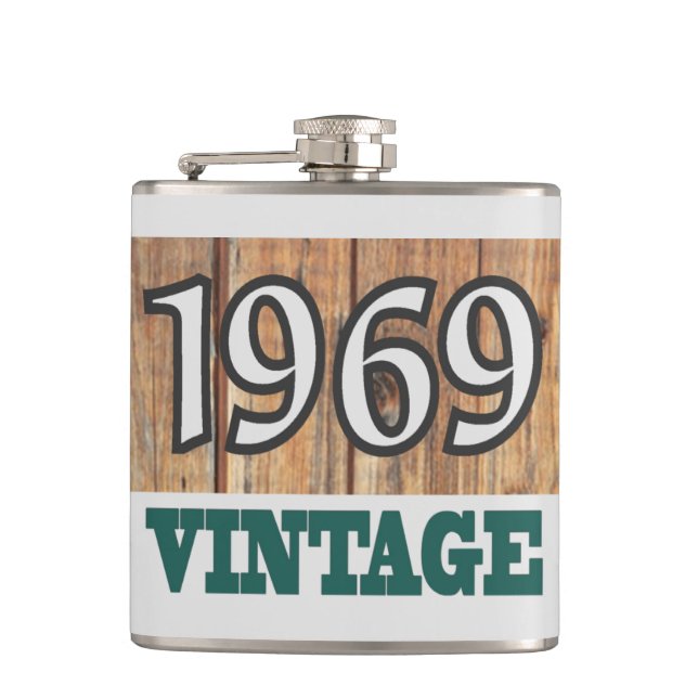 Born in 1969 flask (Front)