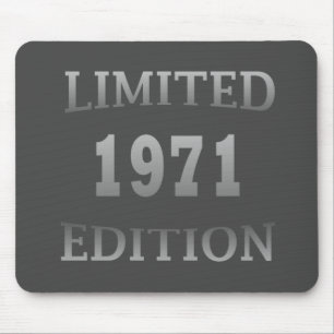 Born in 1971 Elegant Modern Birthday Gift Mouse Pad
