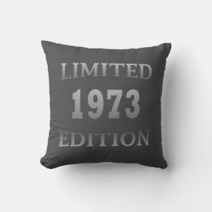 Born in 1973 birthday gift cushion