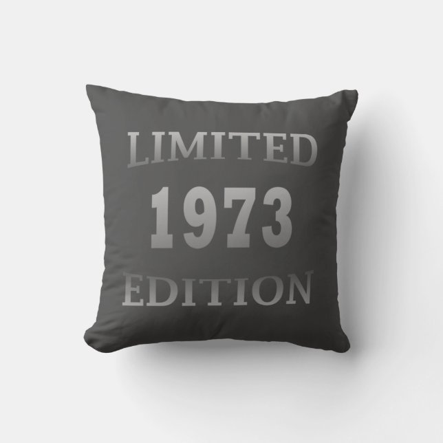 Born in 1973 birthday gift cushion (Front)