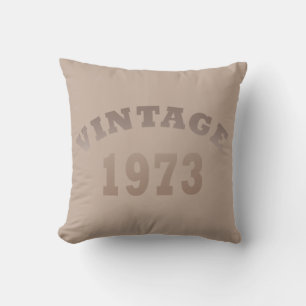 Born in 1973 vintage birthday cushion