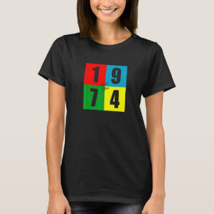 Born In 1974 Retro Vintage 48th  Birthday T-Shirt