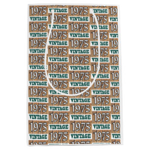 Born in 1975 medium gift bag