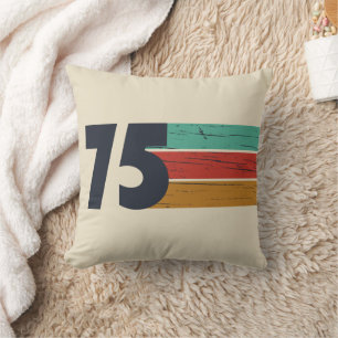 Born in 1975 vintage 50th birthday gift cushion