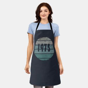 Born in 1975 vintage birthday gift apron