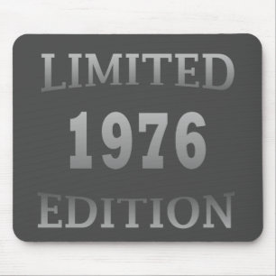Born in 1976 Elegant Modern Birthday Gift Mouse Pad