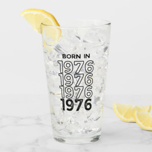 Born in 1976 Glass Cup