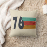 Born in 1976 vintage 50th birthday gift cushion<br><div class="desc">Add some originality to your wardrobe with this vintage sunset birthday graphic design featuring an awesome typography font. It's a great gift idea for men,  women,  husbands,  wives,  grandmothers,  and grandfathers who will love this unique artwork. The perfect funny holiday present for a happy birthday party.</div>