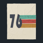 Born in 1976 vintage 50th birthday gift fleece blanket<br><div class="desc">Add some originality to your wardrobe with this vintage sunset birthday graphic design featuring an awesome typography font. It's a great gift idea for men,  women,  husbands,  wives,  grandmothers,  and grandfathers who will love this unique artwork. The perfect funny holiday present for a happy birthday party.</div>