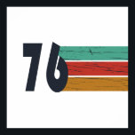 Born in 1976 vintage 50th birthday gift poster<br><div class="desc">You can add some originality to your wardrobe collection with this vintage sunset classic birthday graphic design with awesome typography font lettering, which is a great gift idea for men, women, husbands, wives, grandma, and grandpa who will love this one-of-a-kind artwork. The best funny holiday present for your happy birthday...</div>