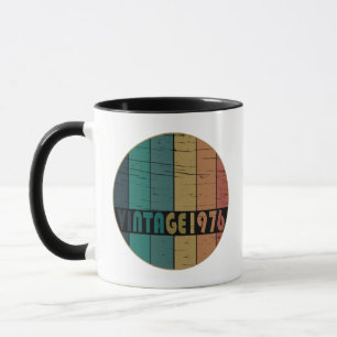 Born in 1976 vintage birthday gift mug