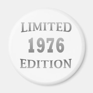 Born in 1976 vintage birthday magnet