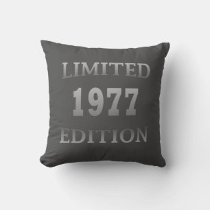 Born in 1977 birthday gift cushion